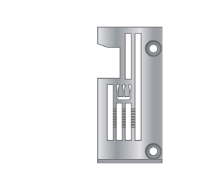 Пластина игольная для оверлоков и плоскошовных машин KANSAI-SP WX8003EMK 356 GOLDEN EAGLE 14-7900-0 Лапки для швейных машин и оверлоков