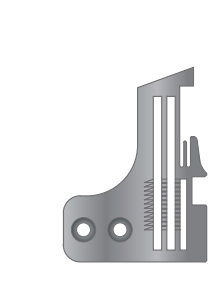 Пластина игольная 2x3 мм для оверлоков и плоскошовных машин PEGASUS L52/ GOLDEN EAGLE 205255 Лапки для швейных машин и оверлоков