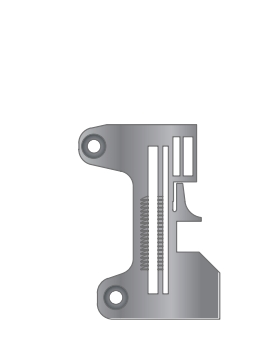 Пластина игольная 4 мм для оверлоков и плоскошовных машин PEGASUS EX5204-01/233K GOLDEN EAGLE 277500P40 Лапки для швейных машин и оверлоков