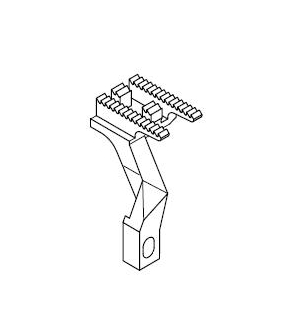 Рейка зубчатая для оверлоков и плоскошовных машин KANSAI-SP WX8803C GOLDEN EAGLE 15-8230-0 Лапки для швейных машин и оверлоков